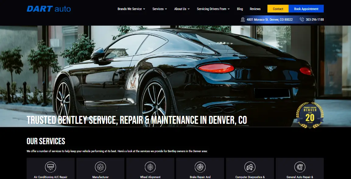 Bentley Repair Denver