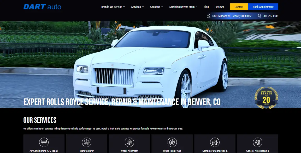 Rolls Royce Repair Denver