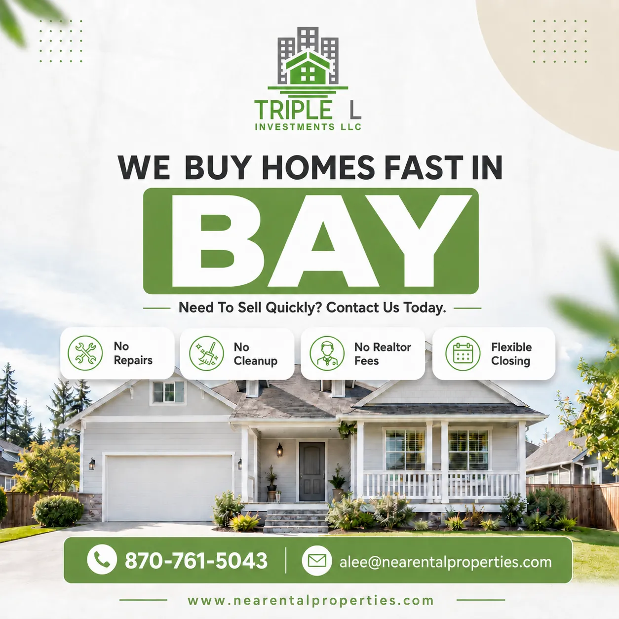 Service post: We Buy Homes Fast in Bay