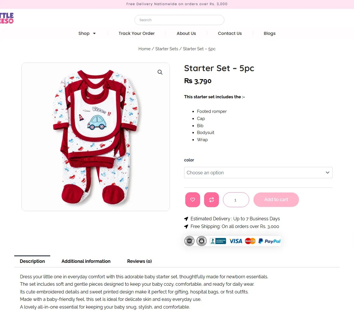 Little Meeso product page