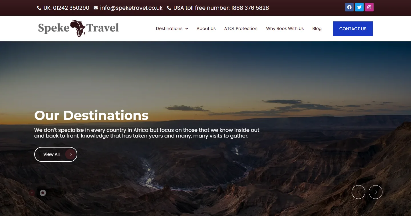 The Speke Travel case study