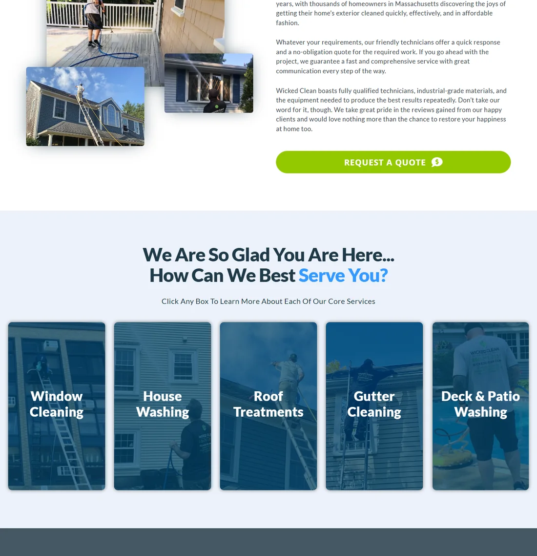 Part 2 of the Wicked Clean home page