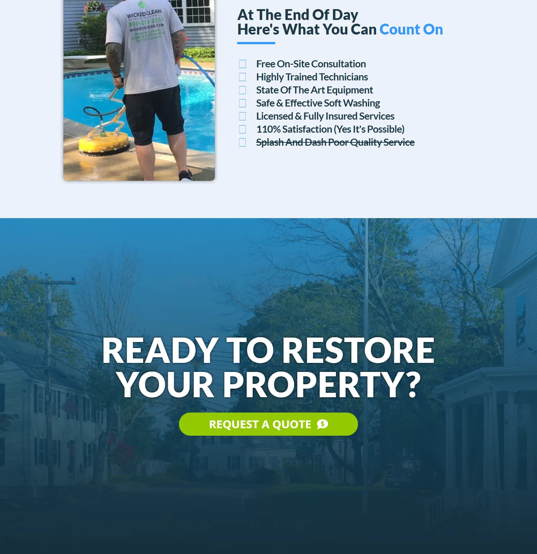 Part 6 of the Wicked Clean home page
